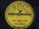 Carl Perkins 78 RPM Sun 234 Blue Suede Shoes / Honey Don't 1955 VG Plays Great