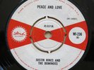 JUSTIN HINES AND THE DOMINOES Peace And Love / Skalarama UK 7