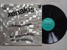 LP 33T XENAKIS PAR LES PERCUSSIONS DE STRASBOURG 