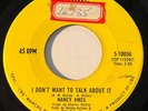 NORTHERN SOUL Nancy Ames I DON'T WANT TO TALK ABOUT IT Epic 45 Canadian pressing