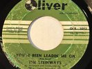 NORTHERN SOUL The Steinways YOU'VE BEEN LEADIN' ME ON Oliver 45 rare