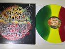 Less Than Jake Silver Linings Tri Color Red Yellow Green Screened Pure Noise