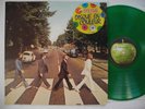 BEATLES Abbey Road LP 1978 France GREEN Vinyl DC 8 EX+