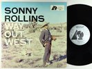Sonny Rollins - Way Out West LP - Analogue Productions APJ 008 180g Reissue VG+