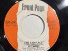 Funk/Sweet Soul 45 Lee Moses Front Page “I Can’t Take No Chances/time And Place”