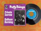 Pretty Things Private Sorrow Balloon Burning Picture Sleeve Germany Original