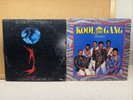 Kool & The Gang Light Of Worlds + Forever 33RPM Vinyl LPs G+/VG