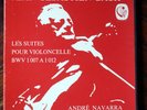 ANDRE NAVARRA BACH Cello Suites BWV 1007 A 1012 French 3 LP Box CALLIOPE 1641 43
