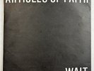 Articles Of Faith Wait 7” 1983 OG Press Punk Hardcore  Record KBD w/insert