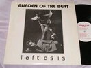BURDEN OF THE BEAT Left As Is LP RARE 1985 PRIVATE POWER POP ROCK AOR SIGNED