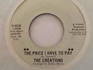 Sweet Soul 45 THE CREATIONS The Price I Have To Pay/Don't Let Me Down Virtue mp3
