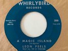 Doo Wop R&B Exotica 45 LEON PEELS A Magic Island/Darlene Whirlybird HEAR Rare