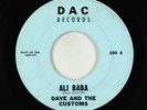 Garage Surf 45 - Dave & The Customs - Ali Baba/Shortnin' Bread - DAC