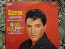 ELVIS PRESLEY GIRL HAPPY 1965 LP Record RCA Vic LSP-3338 EXC + Partial Shrink