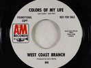 Psych Fuzz 45 - West Coast Branch - Colors Of My Life - A&M VG++