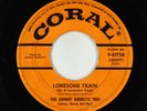 Rockabilly 45 - Johnny Burnette Trio - Lonesome Train - Coral