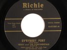 R&B Doo Wop 45 TEDDY & THE CONTINENTALS Ev'rybody Pony RICHIE HEAR f