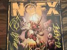 NOFX Day six *signed* Split Red vinyl white trash two heebs wolves in clothing 6