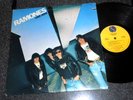 RAMONES LEAVE HOME 1977 SIRE PUNK LP #SA-7523 & LYRIC INNER W/ CARBONA NOT GLUE