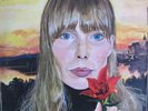 Joni Mitchell - Clouds 1st UK pressing 1969 non-gatefold +  insert with lyrics
