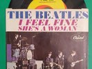 The Beatles US 45 Capitol 5327 I FEEL FINE / SHE'S A WOMAN  W/PS  EC