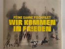 Feine Sahne Fischfilet -- Wir kommen in Frieden -- signiert -- gelbes Vinyl  NEU