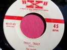 THE LAURELS - Truly Truly / 'Tis Night - clean 45 rpm - X 0143