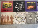 6 The Doors Led Zeppelin III Deep Purple Alice Cooper 1970s Santana Record Lot