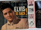 ELVIS PRESLEY ELVIS IS BACK LIVING STEREO GIRL NEXT DOOR WENT A' WALKING   LP