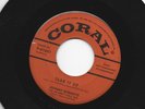 ROCKABILLY 45- JOHNNY BURNETTE ROCK AND ROLL TRIO - TEAR IT UP-HEAR -1956 CORAL