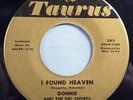 HEAR IT 60's Doo-Wop 45 rpm record Donnie & Del Chords 