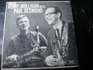 GERRY MULLIGAN MEETS PAUL DESMOND LP RECORD MONO