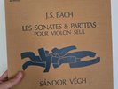 RARE BOX 3LP SANDOR VEGH BACH SOLO SONATAS & PARTITAS FRENCH VALOIS CMB 14