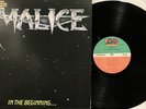 Malice - In The Beginning LP 1985 Atlantic 7 81250-1 [Gold Stamp Promo] VG+/VG+