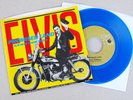 MINT * Elvis Presley Blue Suede Shoes / Promised Land RARE BLUE VINYL