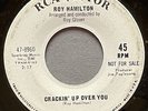 Northern SOUL 45,  ROY HAMILTON,  1966, RCA promo,  “Crackin’ Up Over You”,  M-
