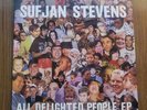 Sufjan Stevens - All Delighted People EP Vinyl Record Asthmatic Kitty 2010 EX