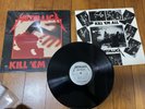 METALLICA -kill em all ORIGINAL 1983 U.S. PRESS  FIRST PRESS MEGAFORCE LP SHRINK