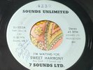 Rare 70s Sweet Soul 45 7 Sounds Ltd. (I'm Waiting For) Sweet Harmony HEAR