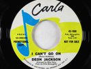 Northern/Sweet Soul 45 - Deon Jackson - I Can't Go On - Carla - VG+ promo