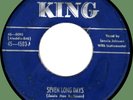 LONNIE JOHNSON Seven Long Days / Darlin' 45rpm King 1951 early pressing R&B