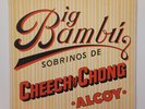 **NO LP** Cheech and Chong - Big Bamboo Album Cover with Rolling Paper & Inner
