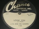 J.B. Hutto & The Hawks ‎– Lovin' You / Pet Cream Man  78 RPM Blues