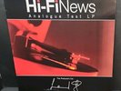 HI-FI NEWS  Analogue Test LP NM HFN 002  NM Len Gregory 2002