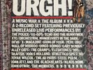 URGH  A Music War 2xLP 1981 Gang Of Four XTC Gary Numan THE CRAMPS Devo