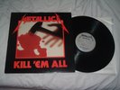 METALLICA Kill 'Em All '83 ORIG US MEGAFORCE SILVER   label 1st A-1 press MINT-