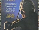 OSCAR SHUMSKY ' J.S.BACH THE COMPLETE SONATAS AND PARTITAS FO SOLO VIOLIN' 1ST.