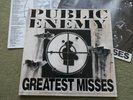 PUBLIC ENEMY – GREATEST MISSES 2LP – Nr MINT 1992 RAP HIP HOP