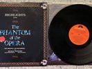 Highlights From The Phantom Of The Opera ; 1987 VINYL LP  VG+