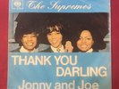 Supremes CBS 45rpm  Made in Germany Thank you Darling/Jonny Und Joe #1839 1965